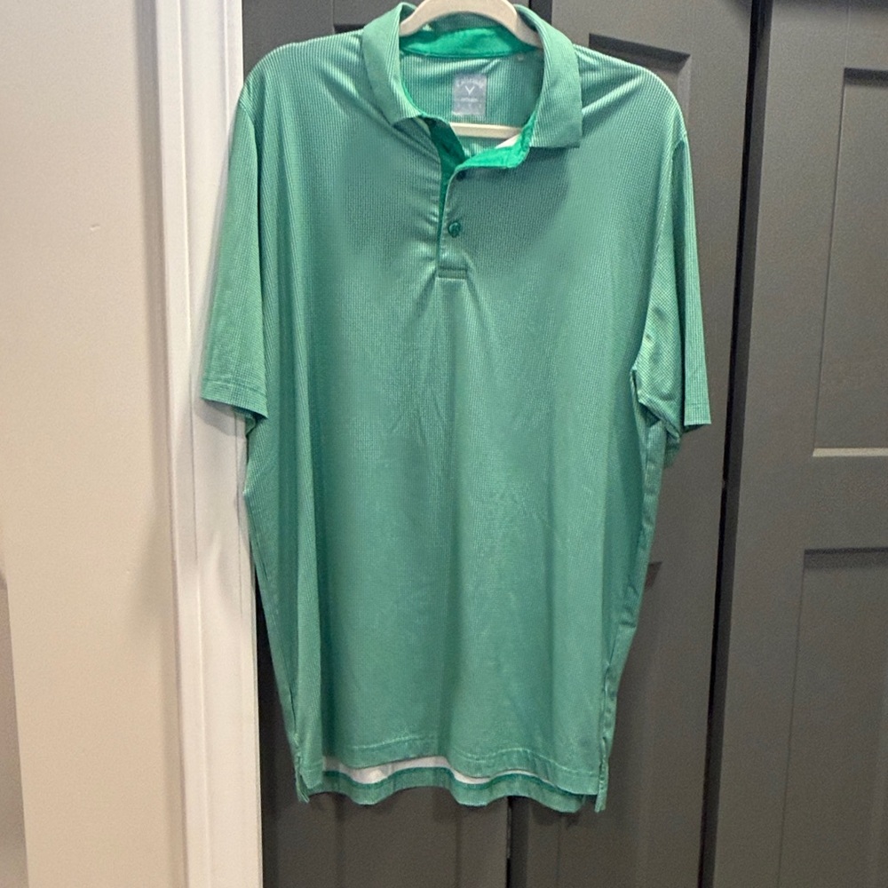 Men's Green Golf Polo Shirt